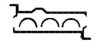 GLASER E30356-00 Gasket Set, wet sump